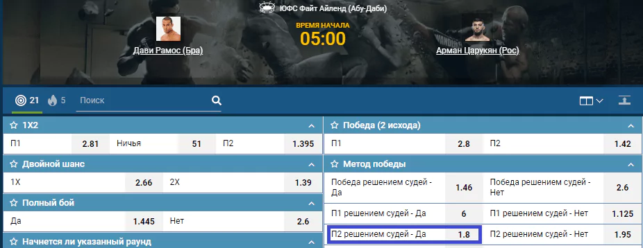 Прогноз на бой Дави Рамос – Арман Царукян