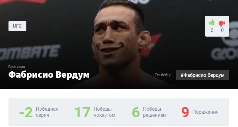 Прогноз на бой Фабрисио Вердум – Александр Густафссон