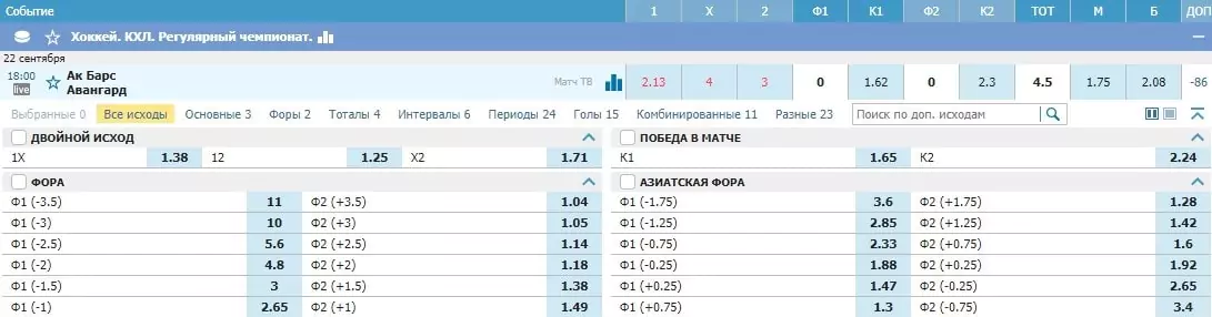 ТОП-ставки недели (21-27 сентября)
