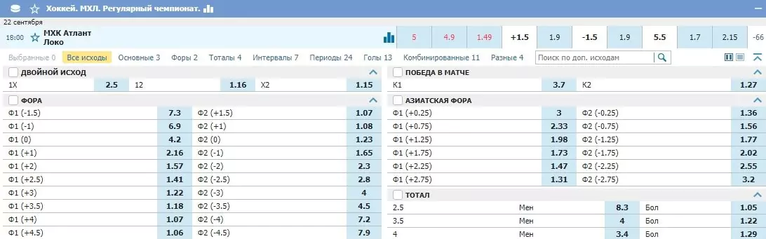 Особенности ставок на МХЛ
