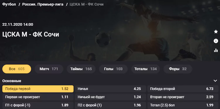ЦСКА - Сочи. Удержат ли армейцы первую строчку в таблице РПЛ?