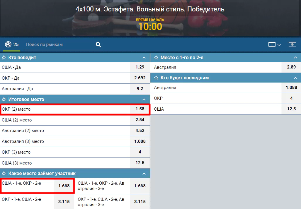 Как сделать ставку на Россию на Олимпийских играх 2020?