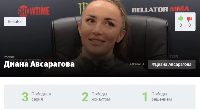 Прогноз на бой Диана Авсарагова – Габриэлла Галфин