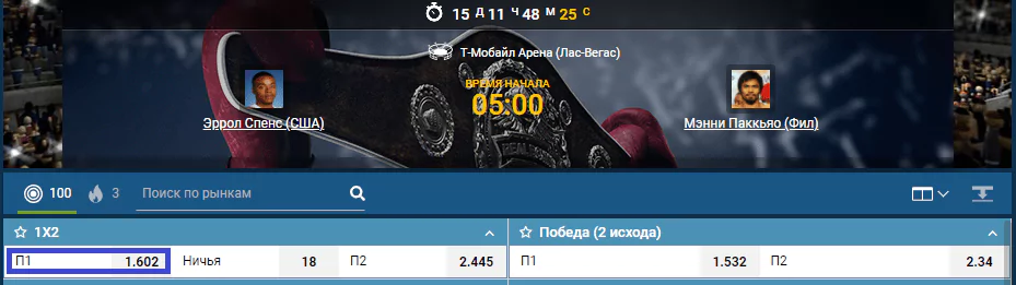 Прогноз на бой Эррол Спенс-мл. – Мэнни Пакьяо