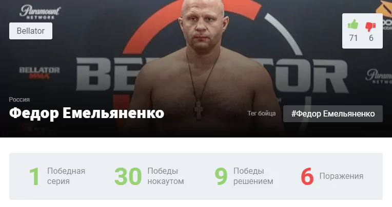 Прогноз на бой Федор Емельяненко – Тимоти Джонсон