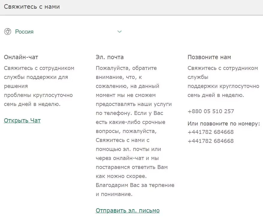 Как связаться с поддержкой БК bet365?