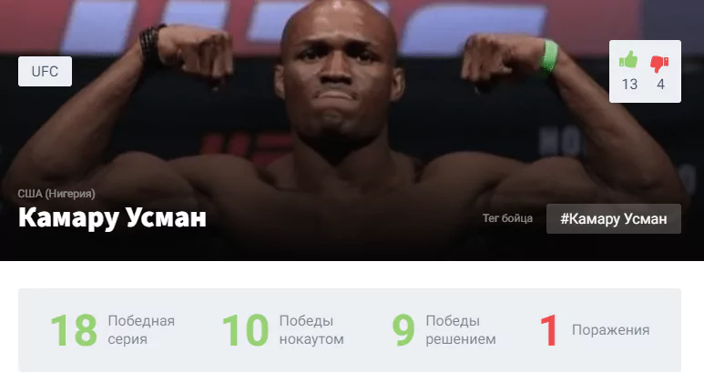 Прогноз на бой Камару Усман – Колби Ковингтон