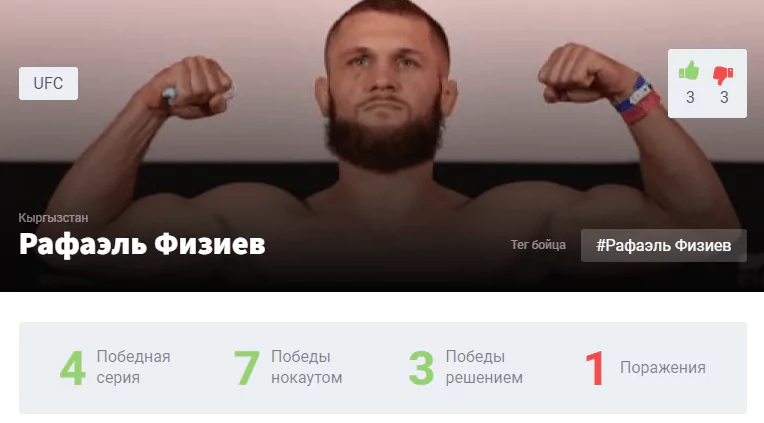 Прогноз на бой Рафаэль Физиев – Брэд Риделл