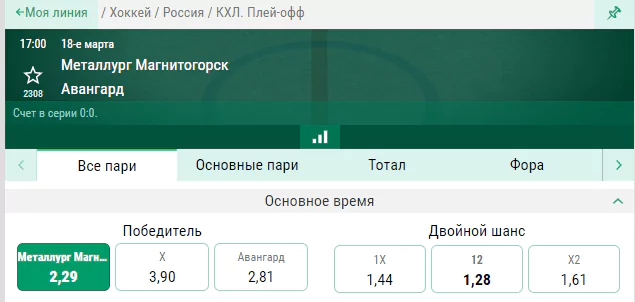 Металлург – Авангард. Кто из соперников сделает первый шаг к финалу конференции?