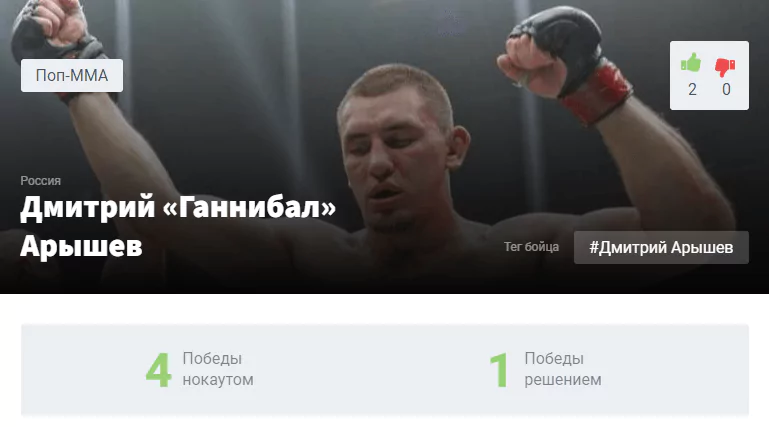 Прогноз на бой Дмитрий Арышев – Шамиль Рамазанов