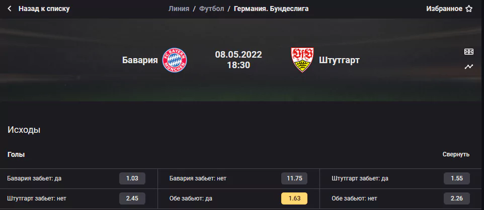 Бавария — Штутгарт. Сумеют ли гости победить чемпиона?