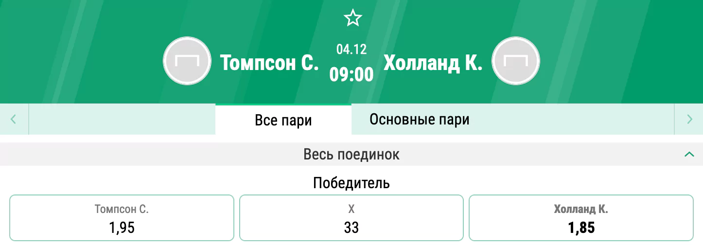 Прогноз на бой Стивен Томпсон – Кевин Холланд