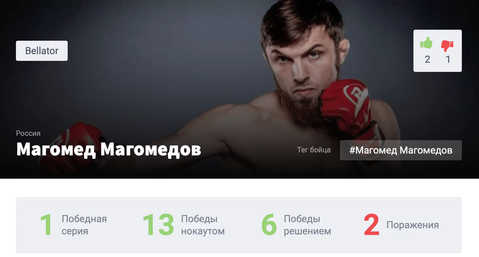 Прогноз на бой Магомед Магомедов – Патрик Микс