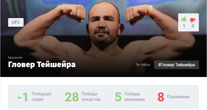 Прогноз на бой Гловер Тейшейра – Джамал Хилл