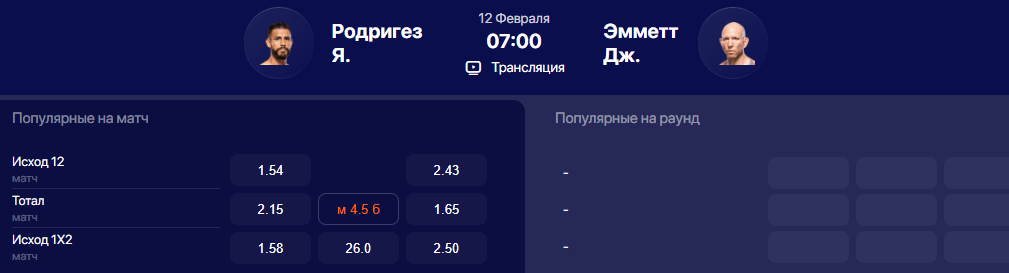 Прогноз на бой Яир Родригес – Джош Эмметт