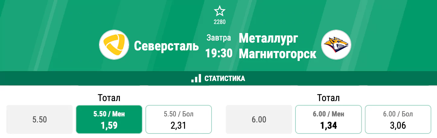 Северсталь – Металлург. Кто окажется сильней в предстоящем матче?