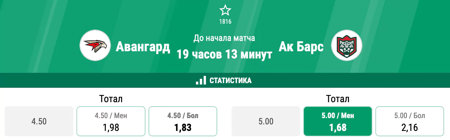 Авангард – Ак Барс. Кто победит в битве грандов Восточной конференции?