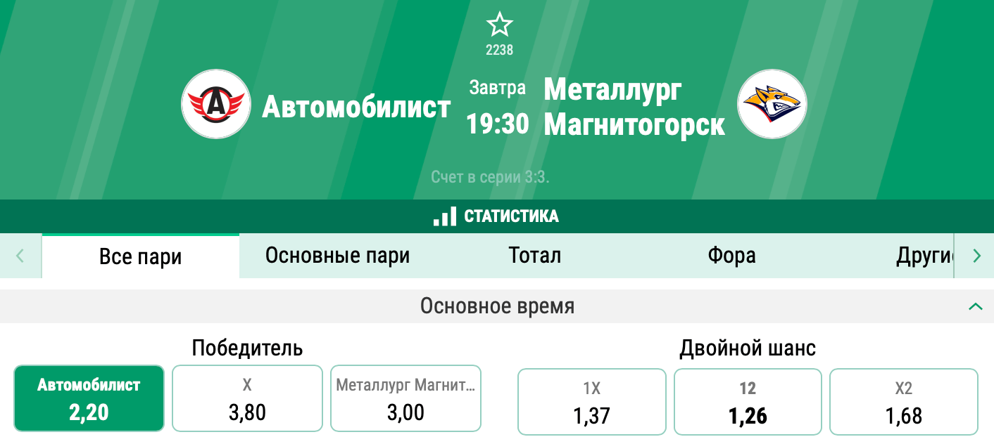 Автомобилист – Металлург. Кто победит в решающем матче текущей серии?