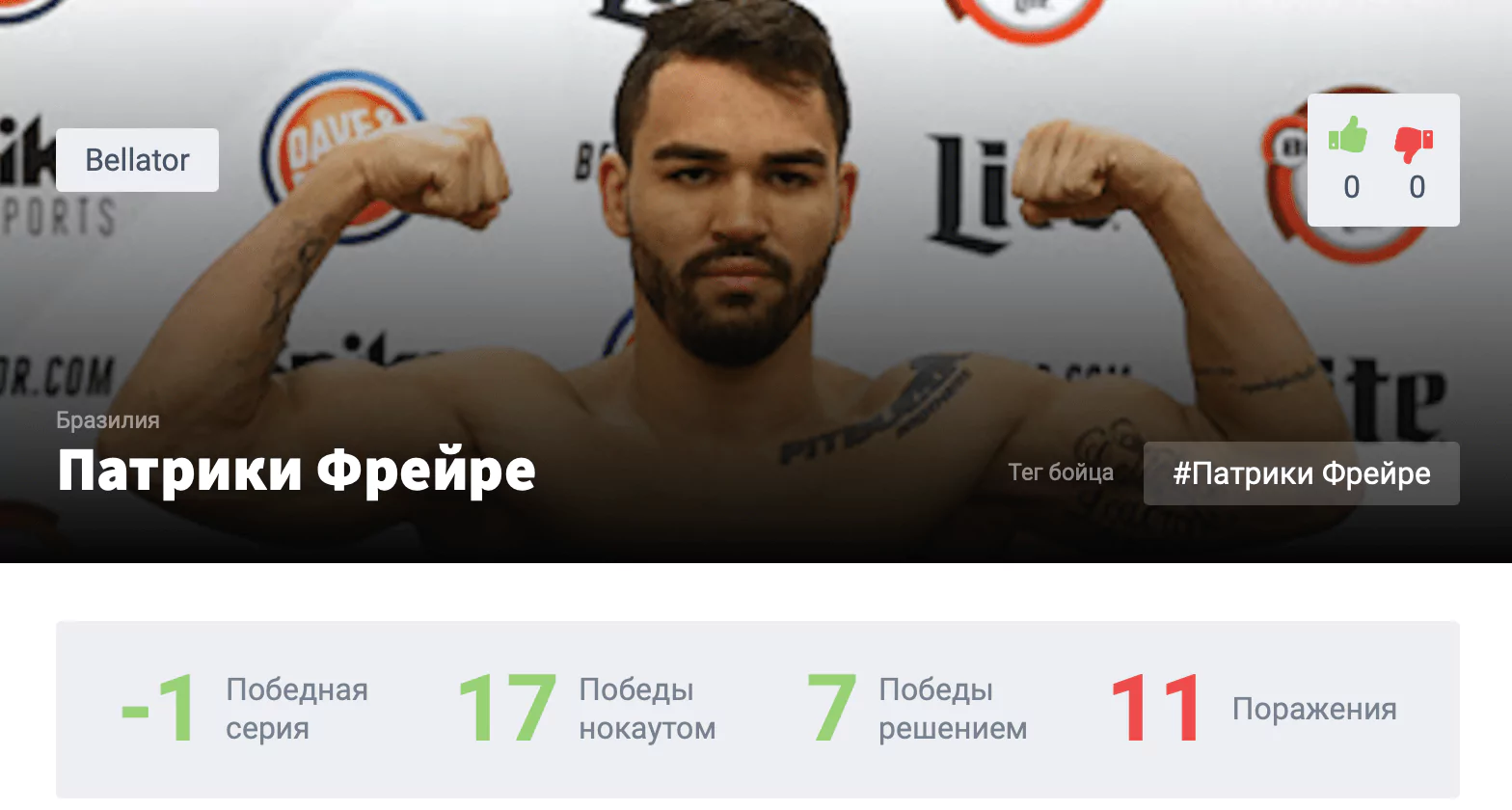 Прогноз на бой Патрики Фрейре – Эй Джей Макки