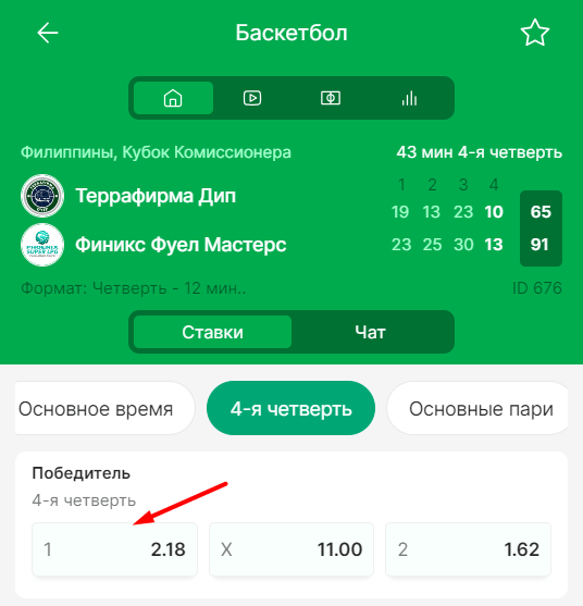 Почему не работает стратегия догон по четвертям на аутсайдера в баскетболе?