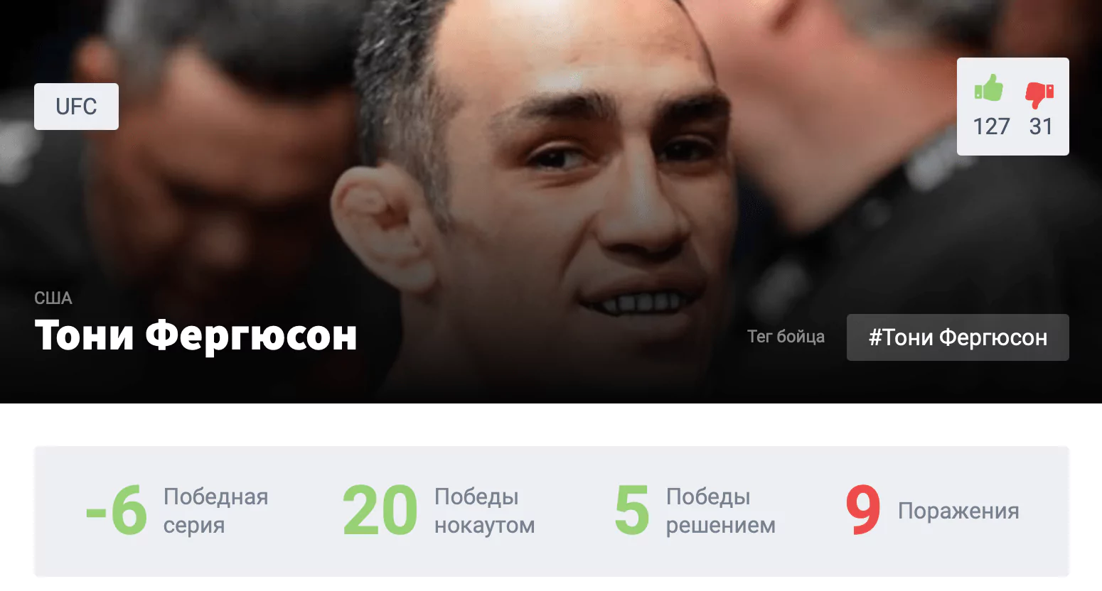 Прогноз на бой Тони Фергюсон – Пэдди Пимблетт
