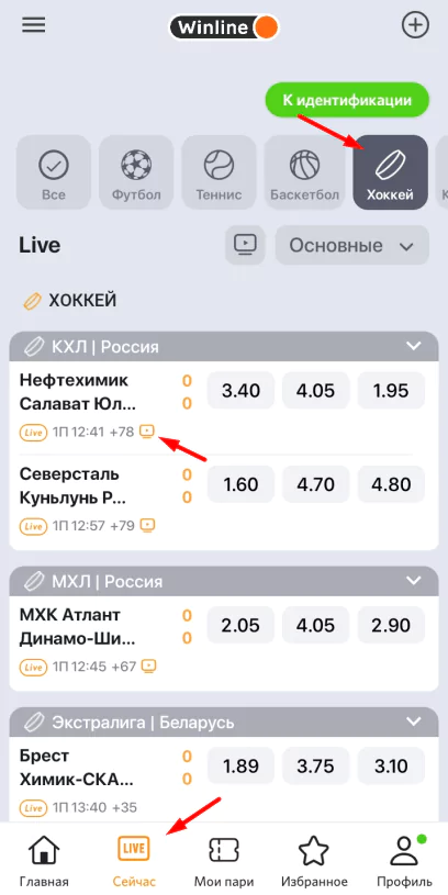 Где смотреть хоккей?