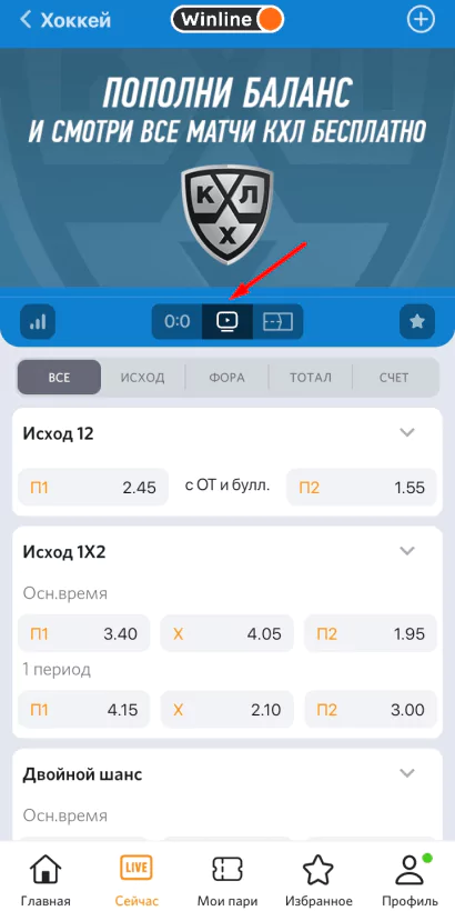 Где смотреть хоккей?