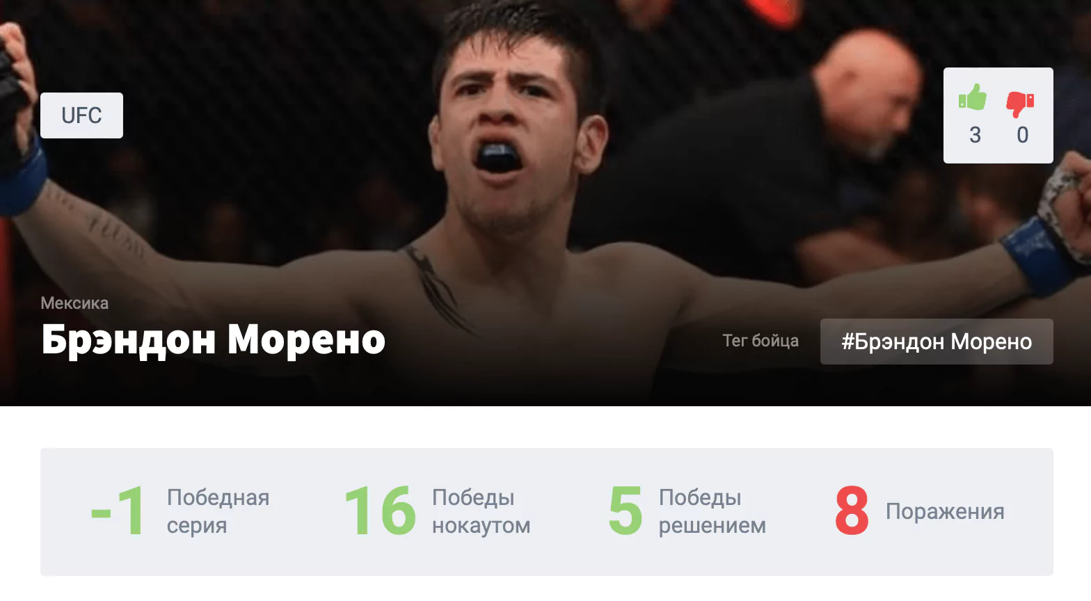 Прогноз на бой Брэндон Морено – Брэндон Ройвал