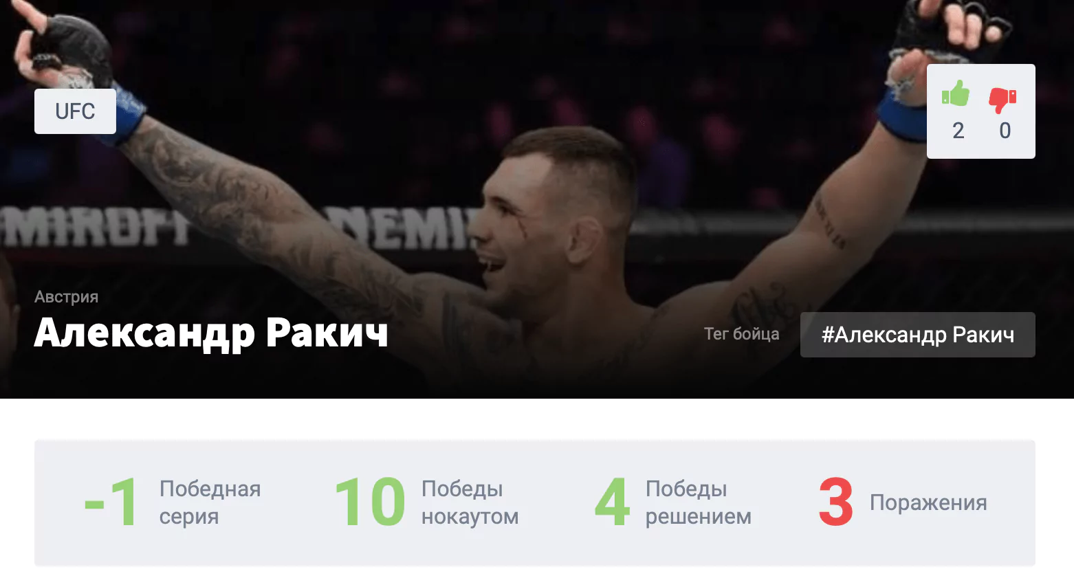 Прогноз на бой Иржи Прохазка – Александр Ракич