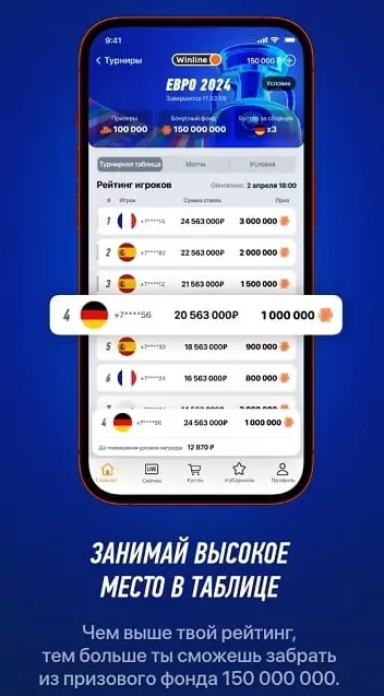 Турнир на 150 000 0000 в БК Winline