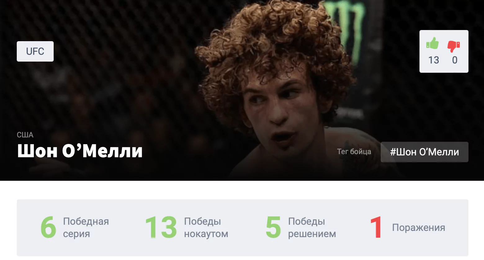 Прогноз на бой Шон О’Мэлли – Мераб Двалишвили