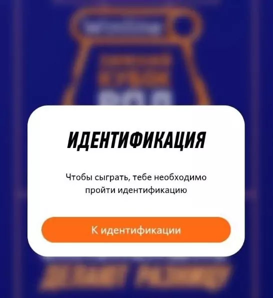 Подтверждение личности Winline