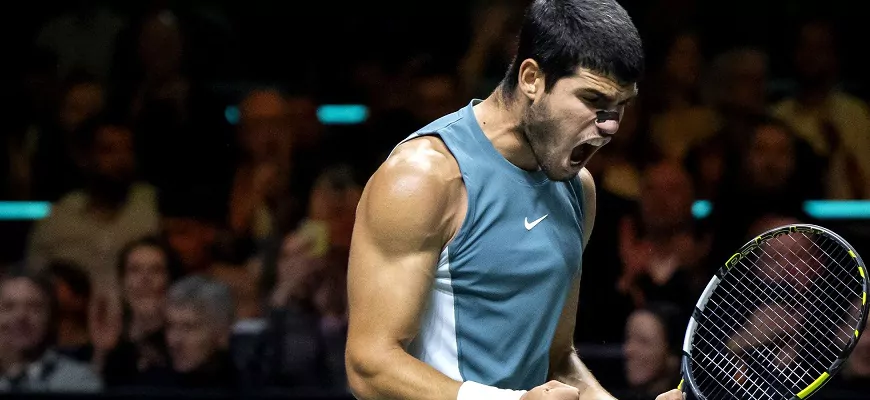 Карлос Алькарас выиграл турнир в Роттердаме