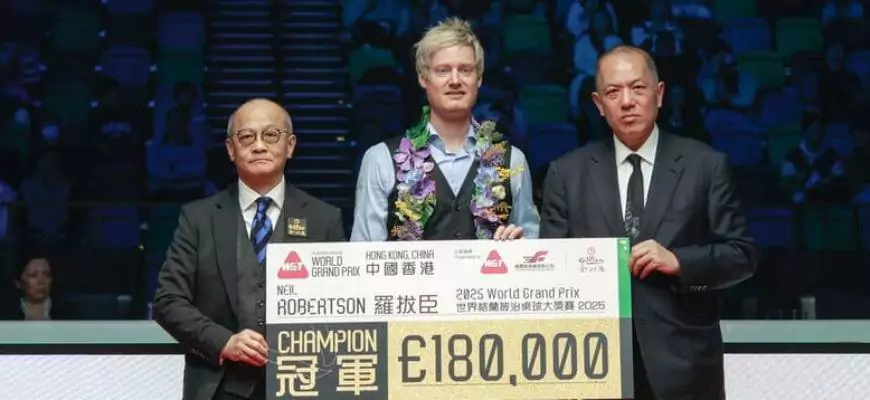 Нил Робертсон стал победителем рейтингового турнира World Grand Prix