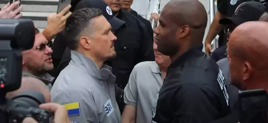 Усик и Дюбуа провели вторую «битву взглядов» перед матчем-реваншем 20 июля