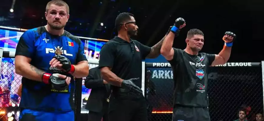 Олег Попов победил Александра Романова и стал чемпионом Гран-при тяжеловесов PFL